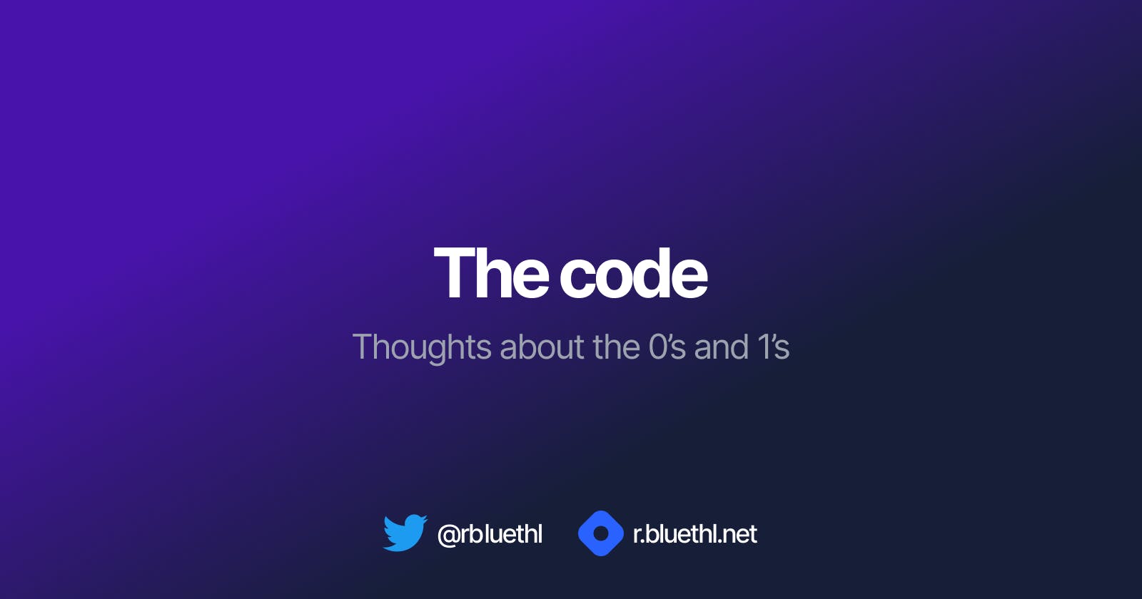 The code