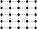 Lattice points in a 2d Square