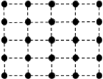 Lattice points in a 2d Square