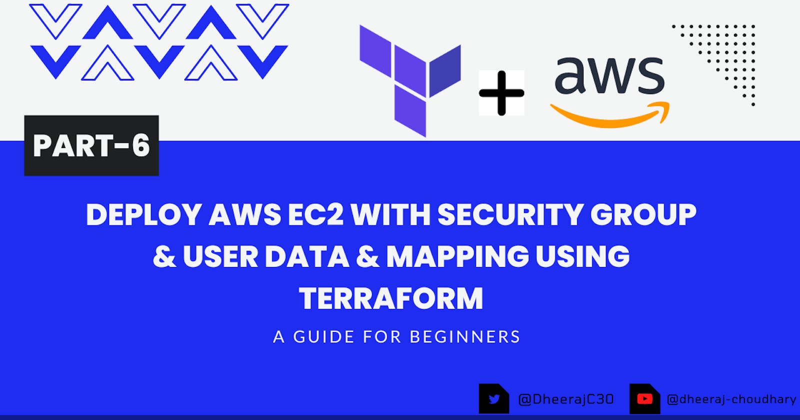 Deploy AWS EC2 With Security Group & User Data & Mapping Using Terraform