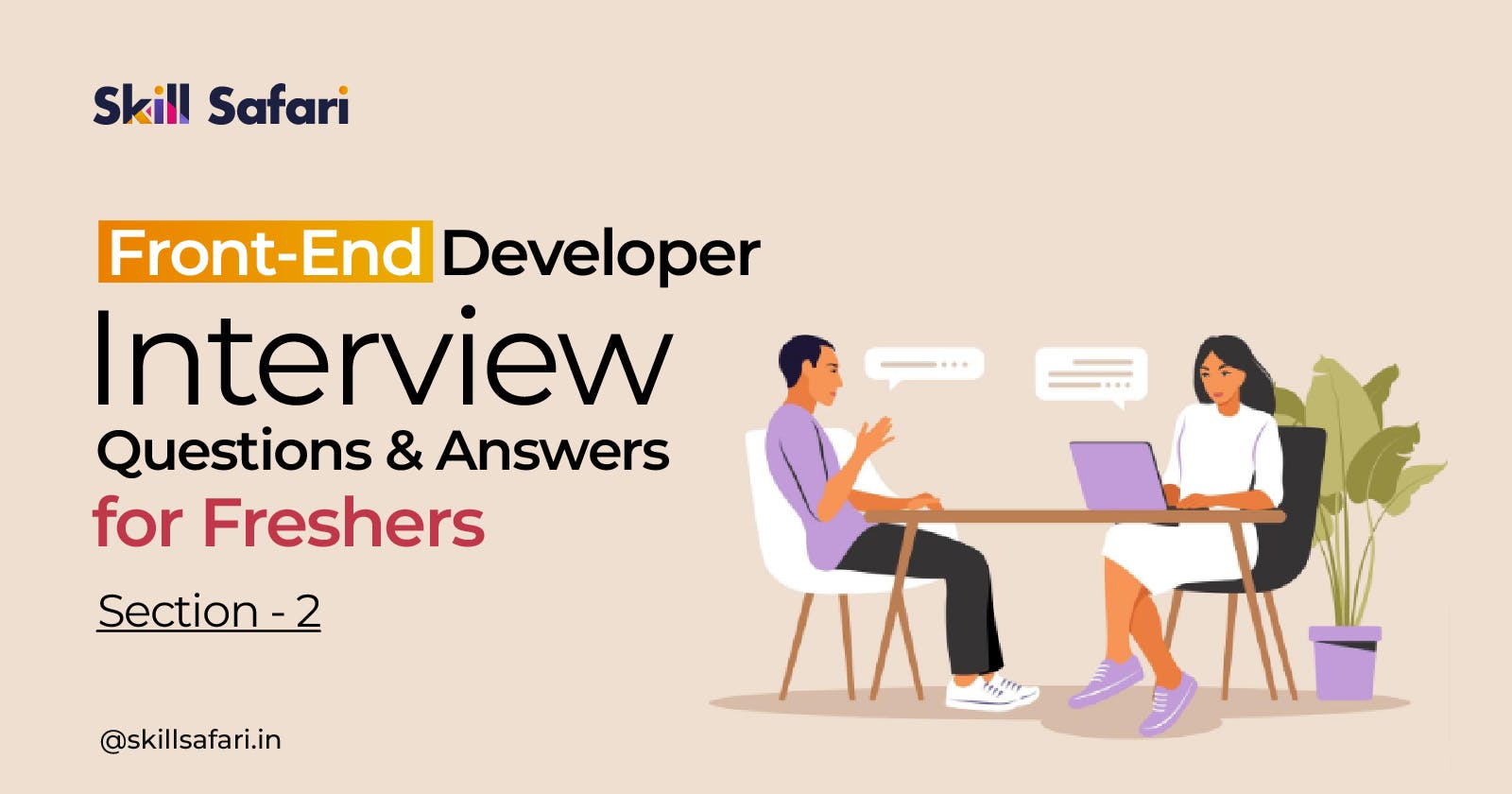 Front-End Developer Interview Questions And Answers For Freshers Section - 2