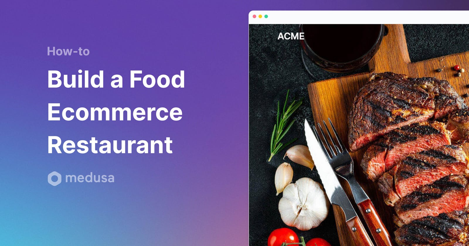 Simple steps to Build a Food Ecommerce Restaurant with Medusa, Next.js, and Paystack