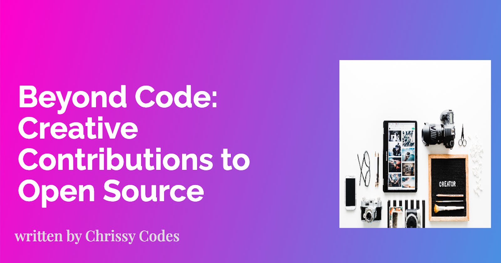 Beyond Code: Creative Contributions to Open Source