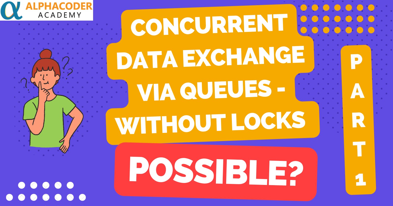 Concurrent data exchange via queues - without locks : Possible?