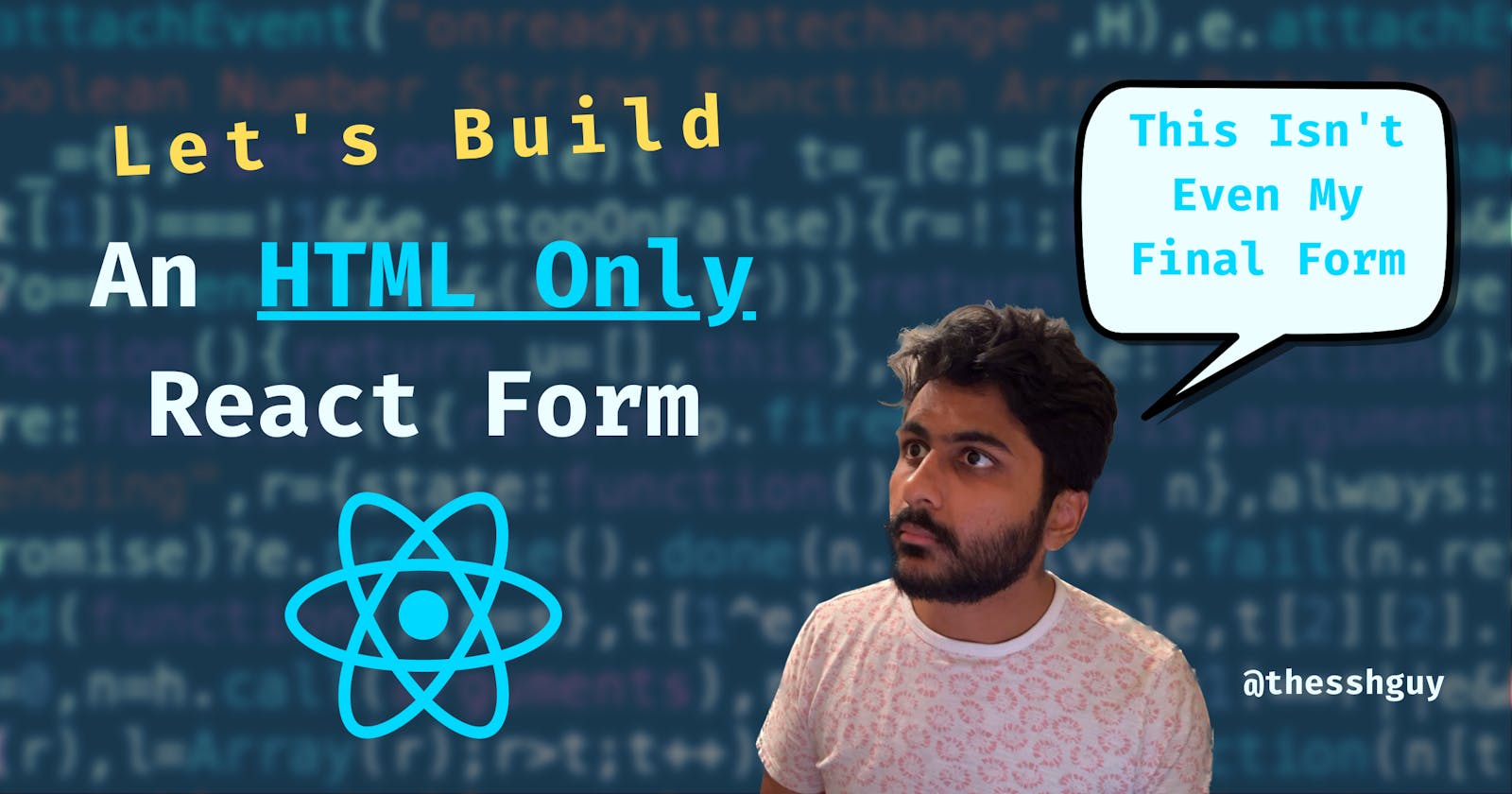 How To Build A React Form With Uncontrolled Components