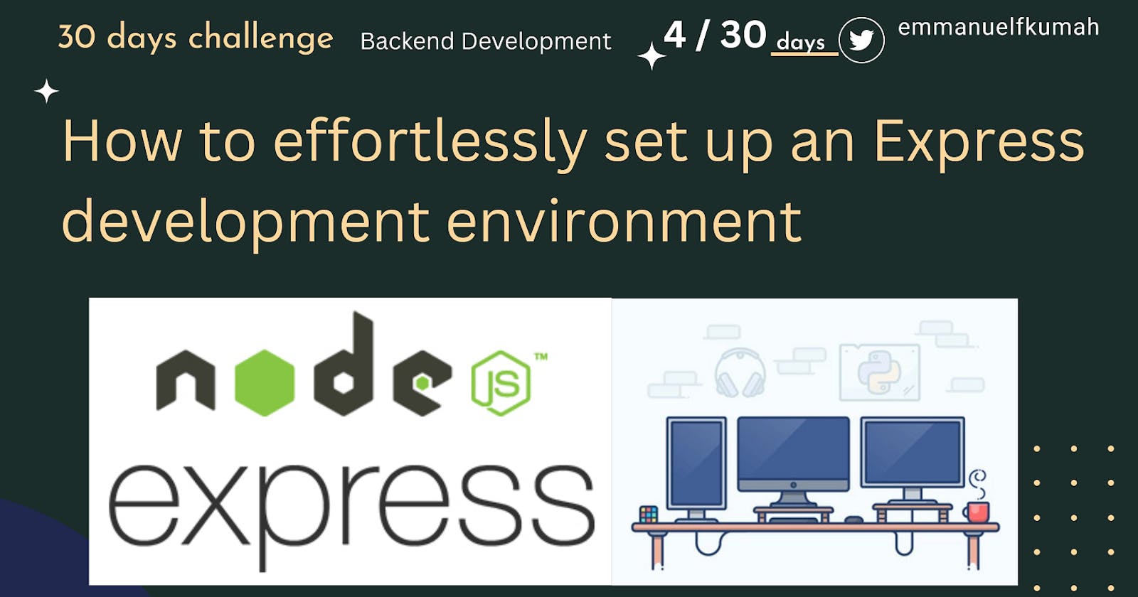 How to effortlessly set up an Express development environment