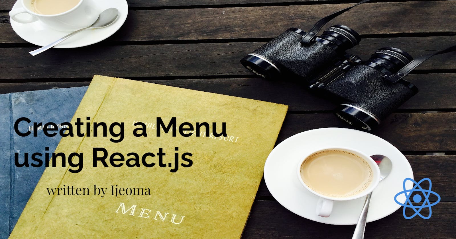 Creating  a Menu using React.js