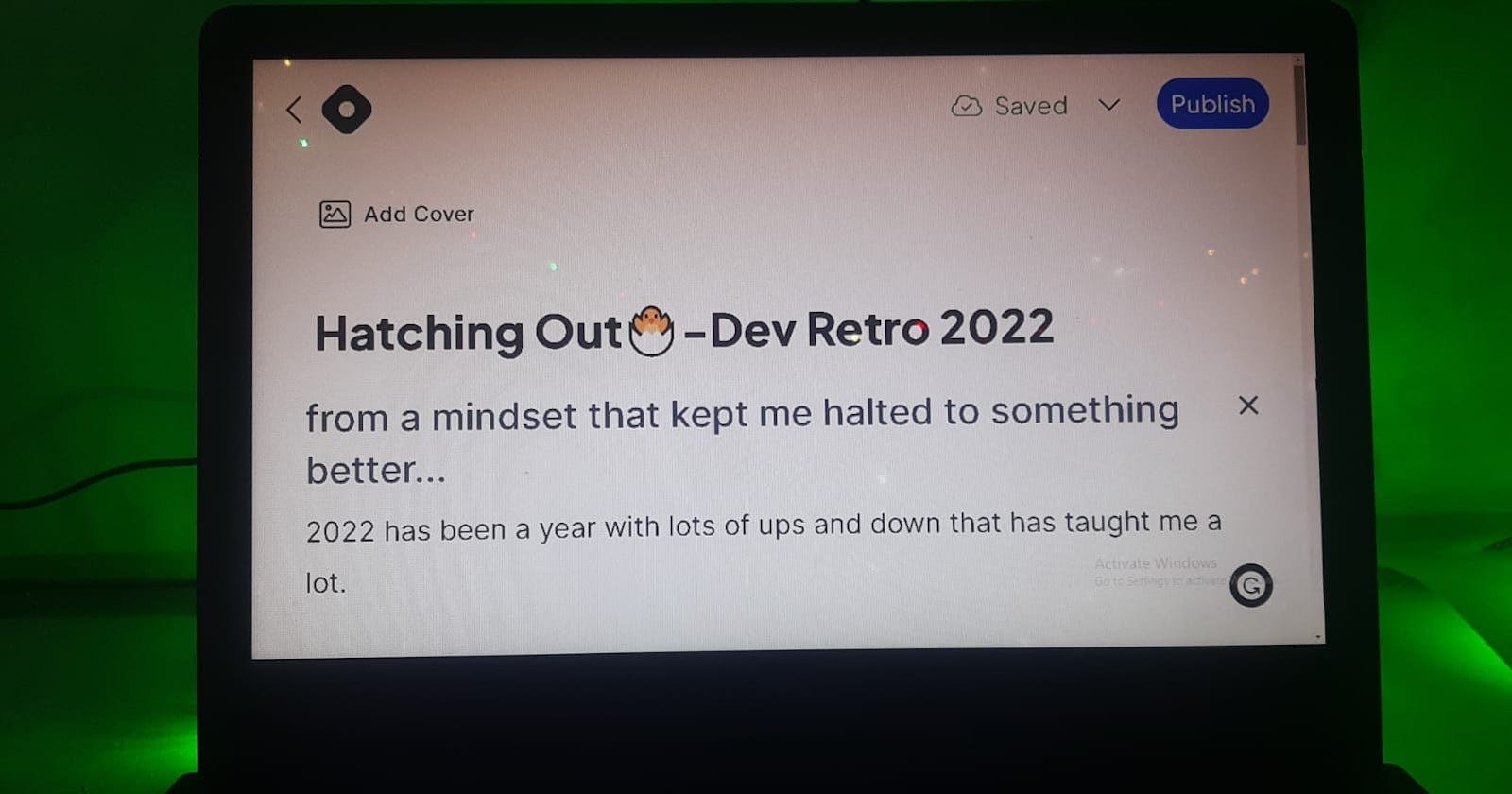 Hatching Out🐣-Dev Retro 2022