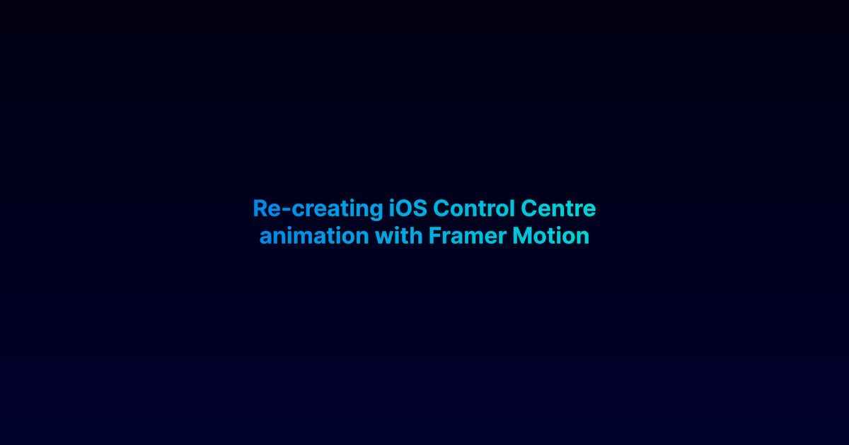 Animating list items in React with Framer Motion