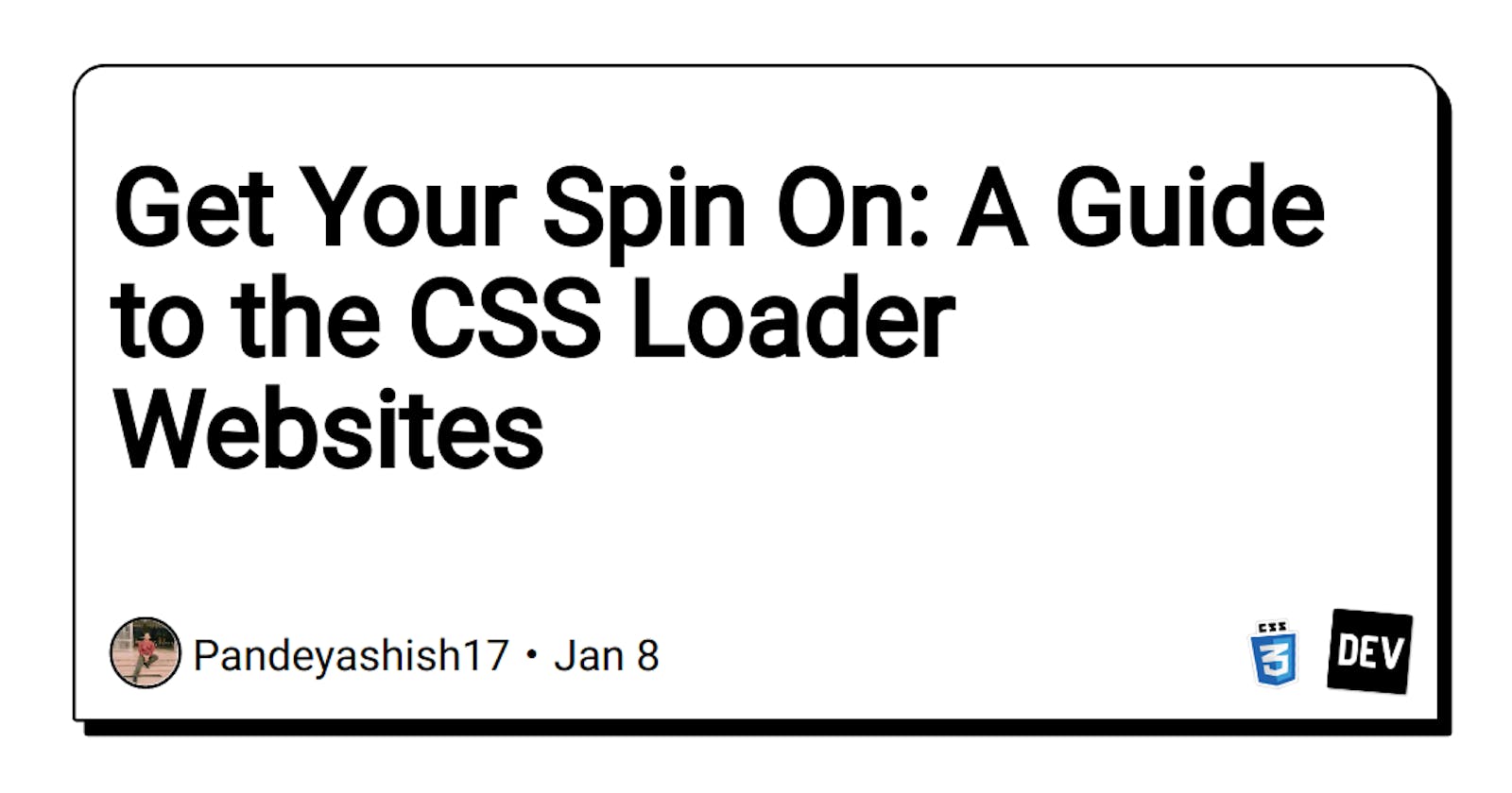 Get Your Spin On: A Guide to the CSS Loader Websites