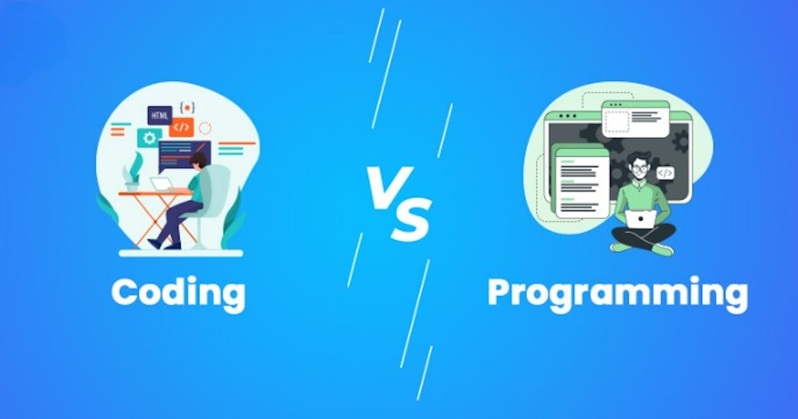 Programming vs Coding❤️