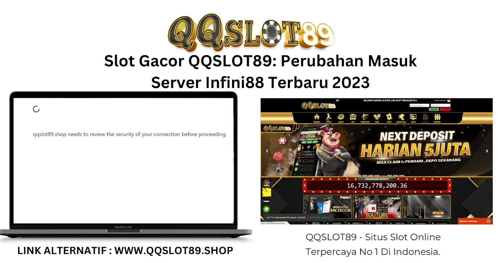 Slot Gacor QQSLOT89: Perubahan Masuk Server Infini88 Terbaru 2023