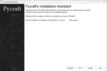 Pycrafts installer