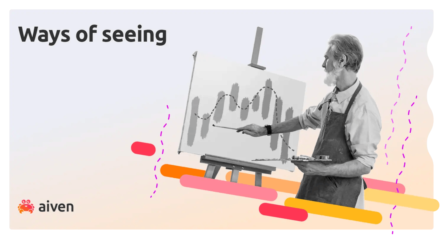 Image of a painter drawing a graph