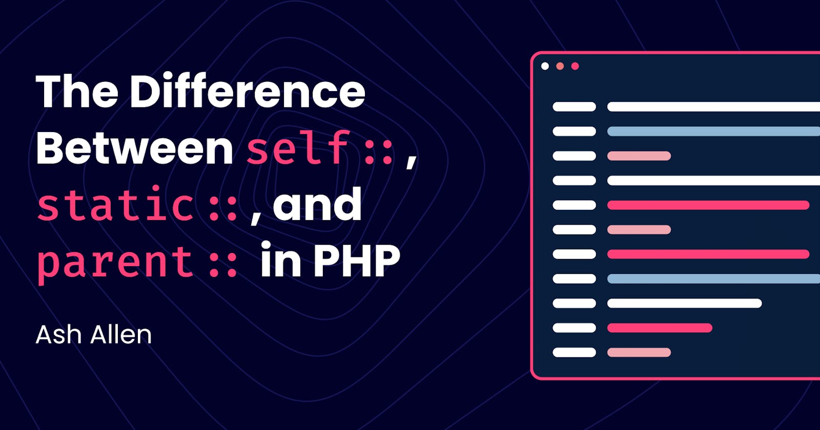 The Difference Between self::, static::, and parent:: in PHP
