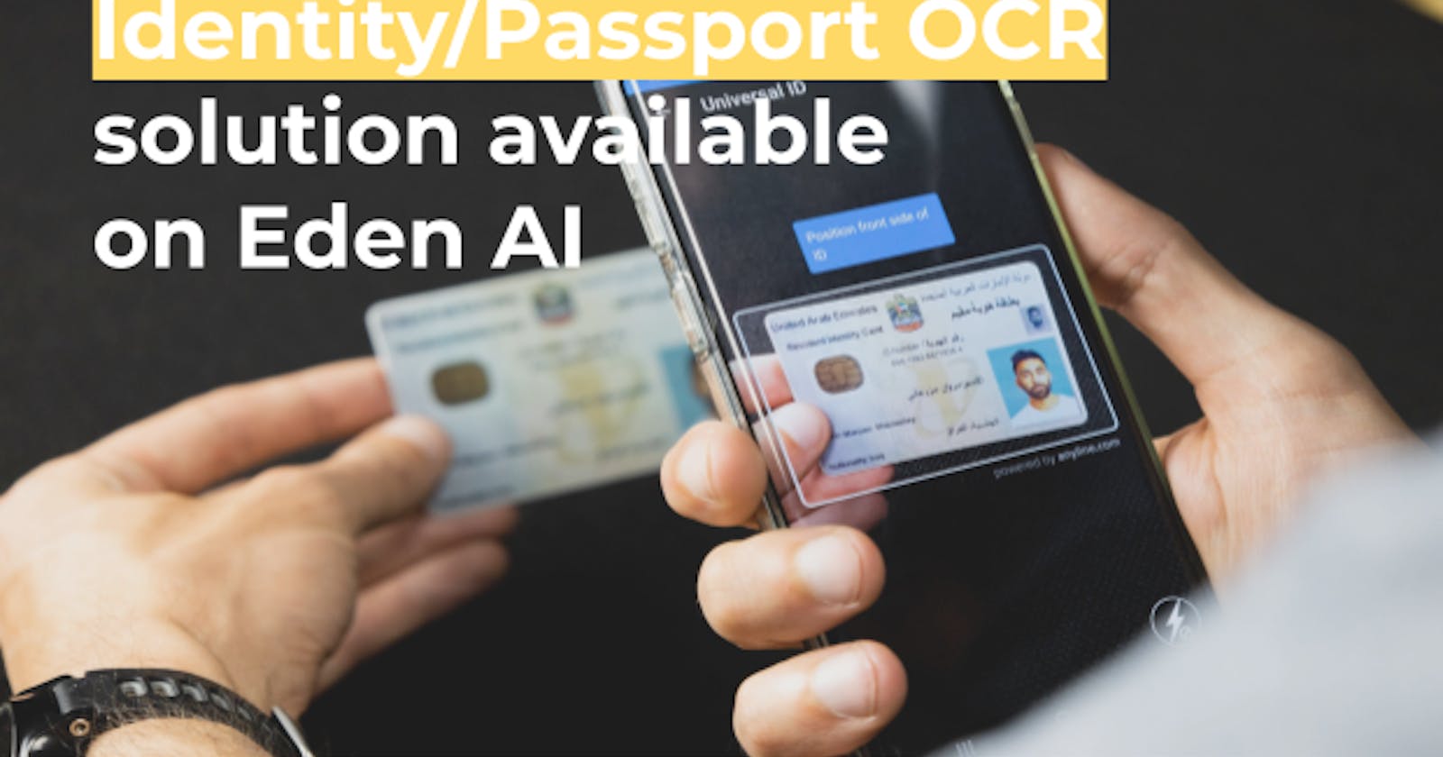 NEW: Identity Document OCR solution available on Eden AI