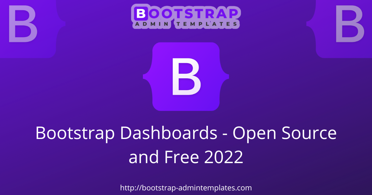 Bootstrap Dashboards - Open Source and Free 2022