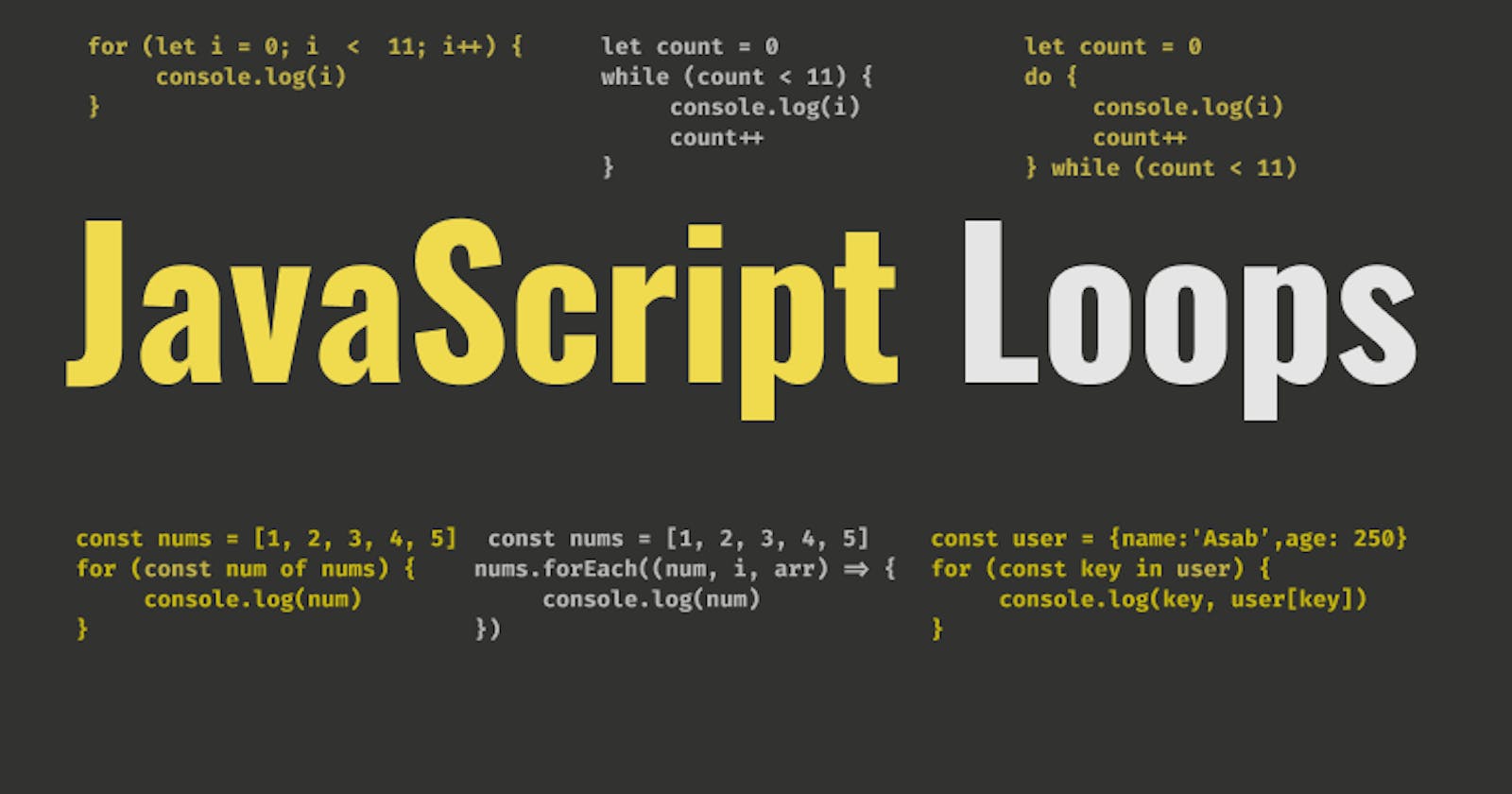 JavaScript Loops Explained
