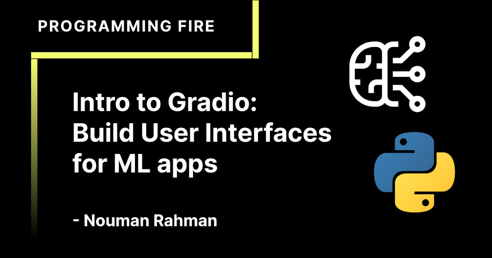 Gradio: Create ML Web Apps UI with Python