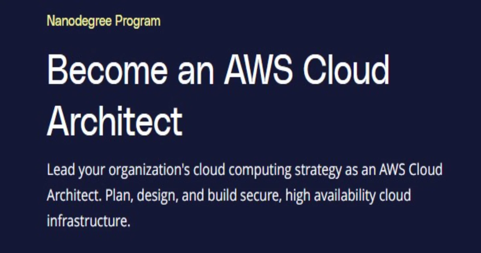 Exploring Paths - AWS Cloud Architect