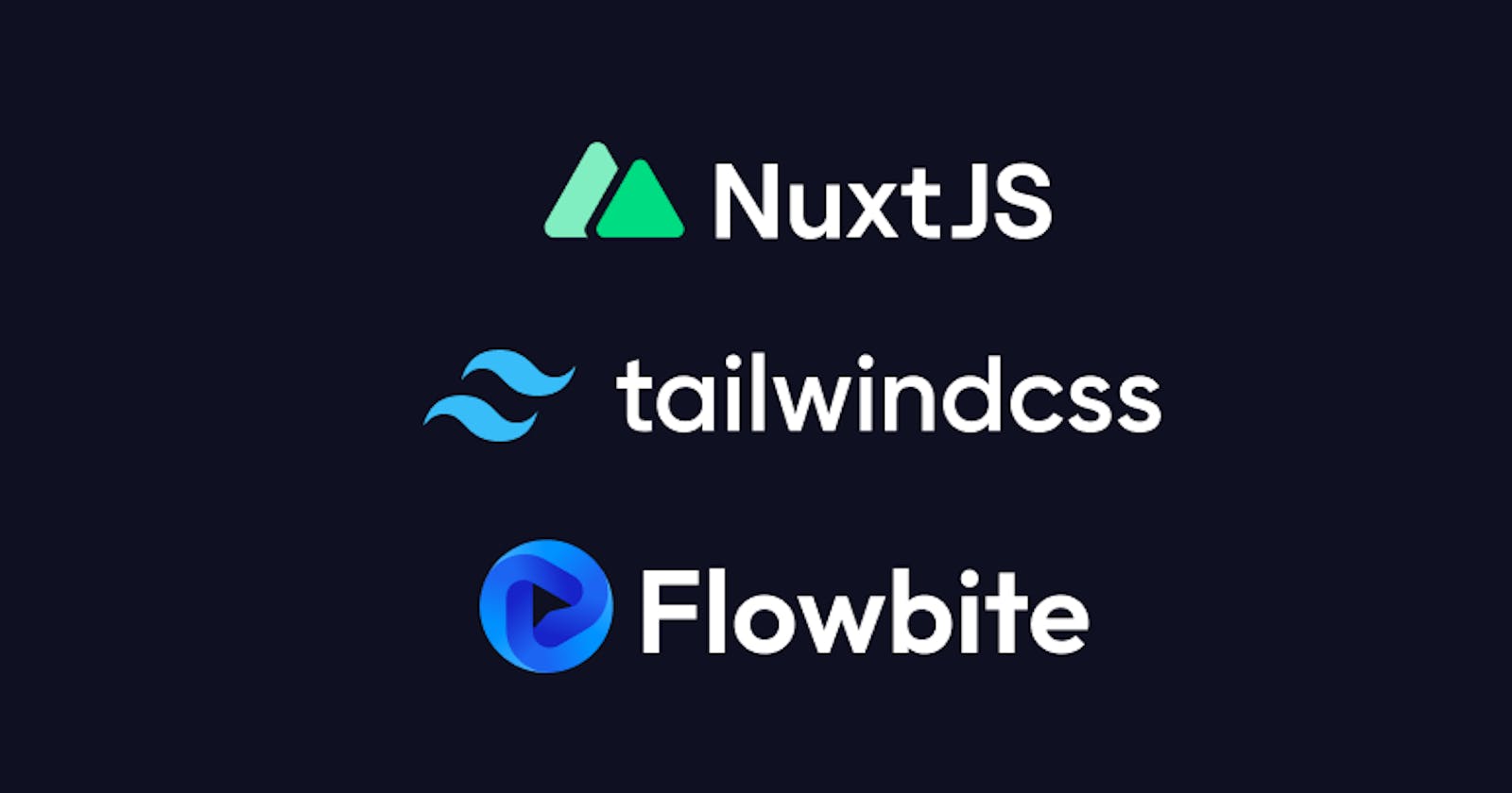 How to install Tailwind CSS with Nuxt.js and Flowbite