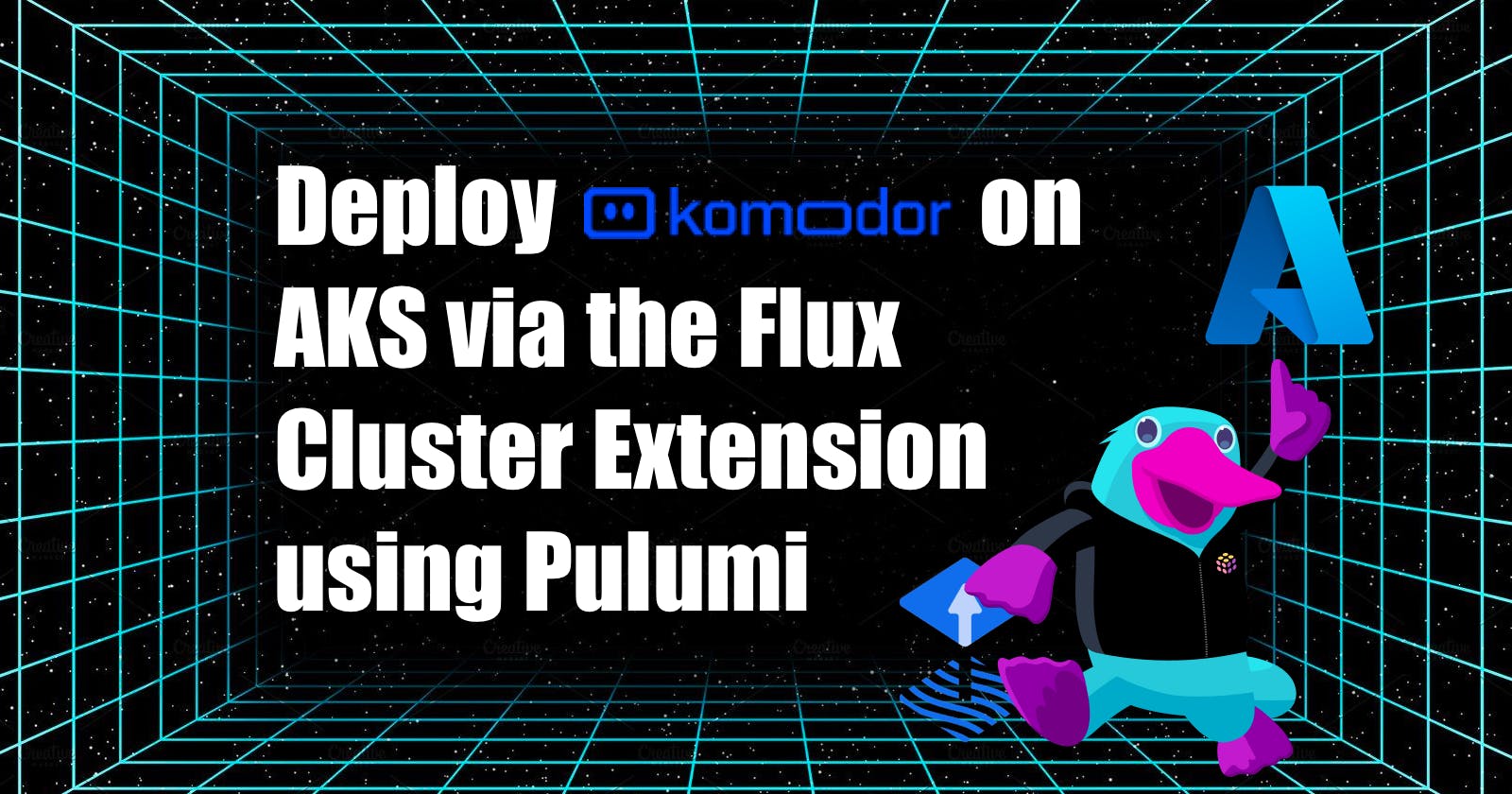 Deploy Komodor on AKS via the Flux Cluster Extension using Pulumi