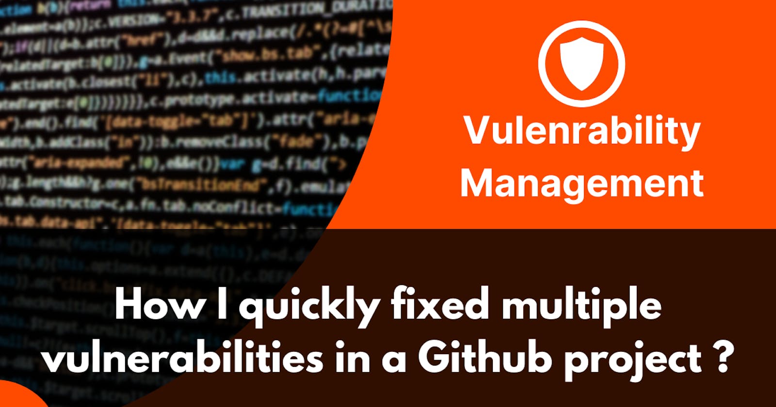 How I quickly fixed multiple vulnerabilities in a Github project ?