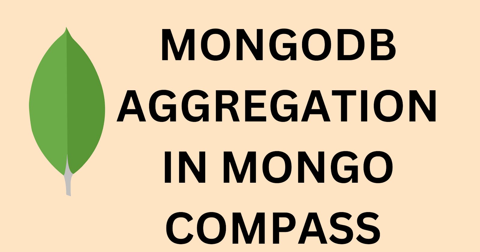 Aggregation using MongoDB compass