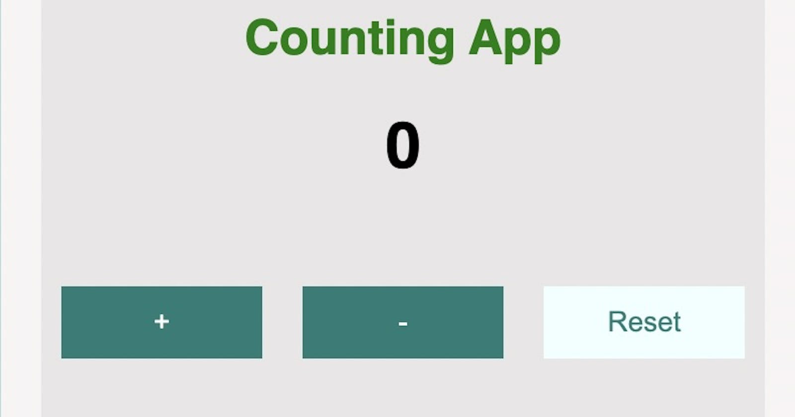 How to create a responsive  counter app in 5minutes using ReactJs
