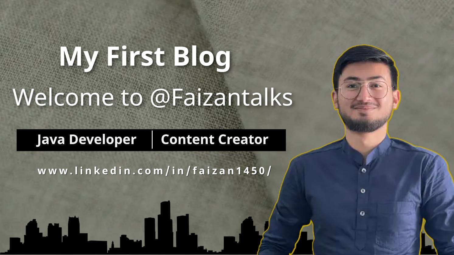 My First Blog: Welcome to Faizantalks