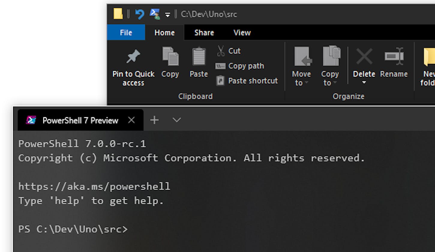 Launch Windows Terminal quickly from file explorer