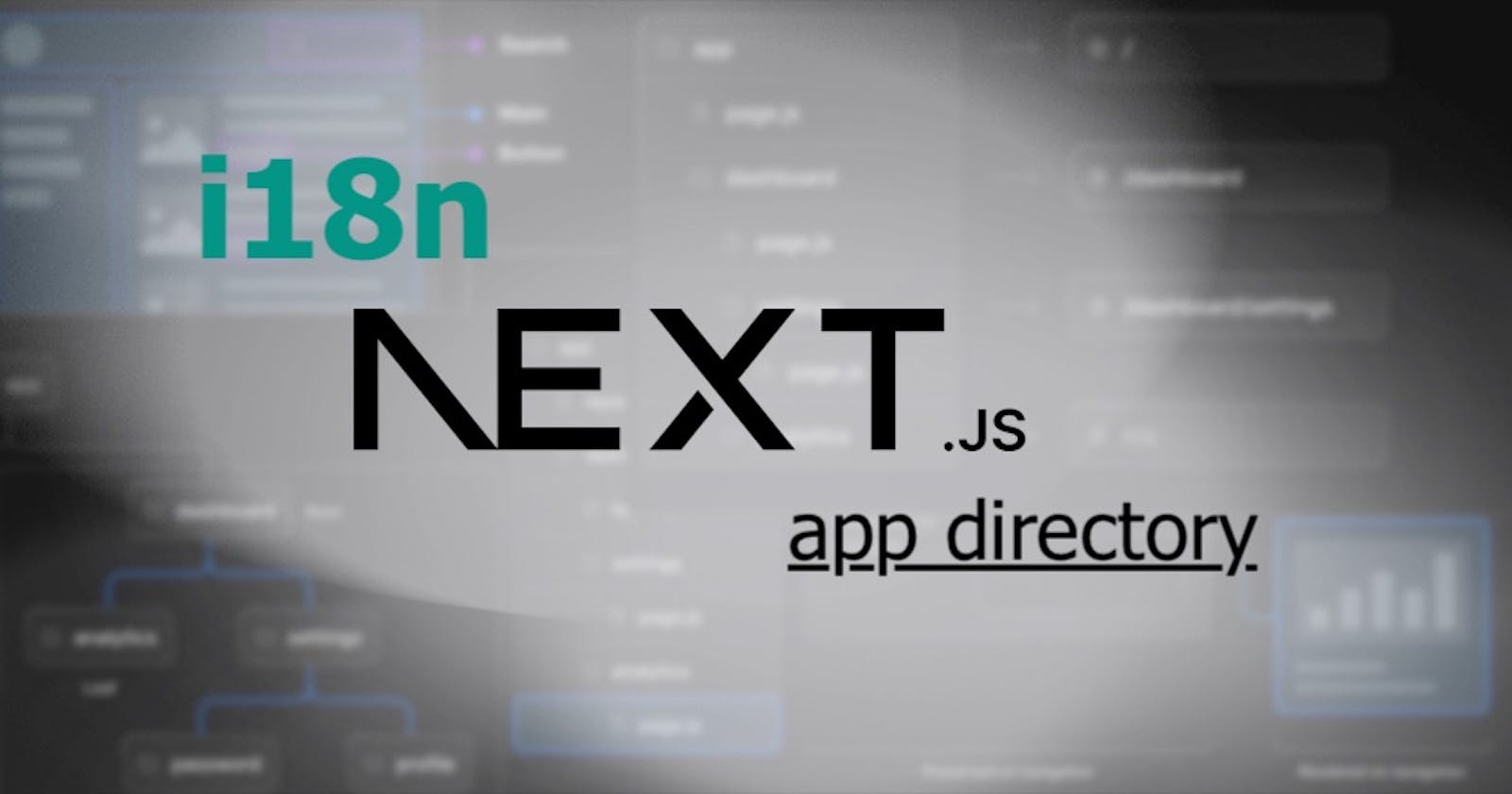 i18n with Next.js 13 and app directory