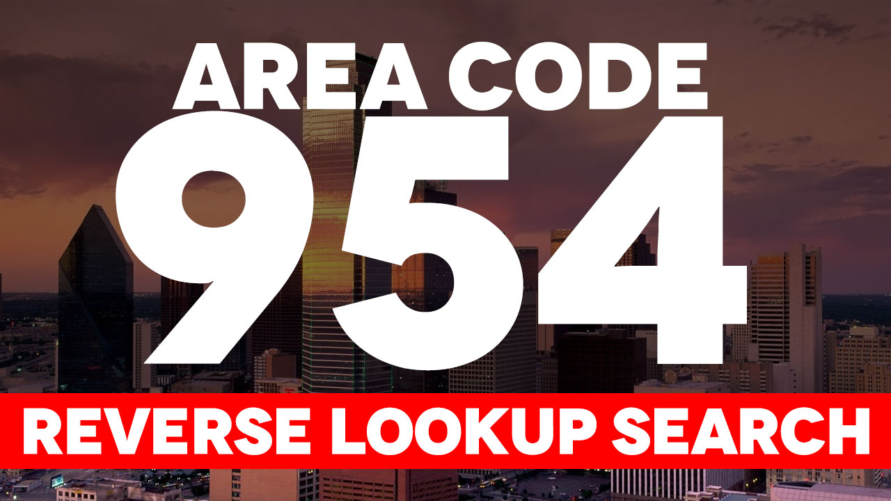 Area Code 954 Reverse Lookup