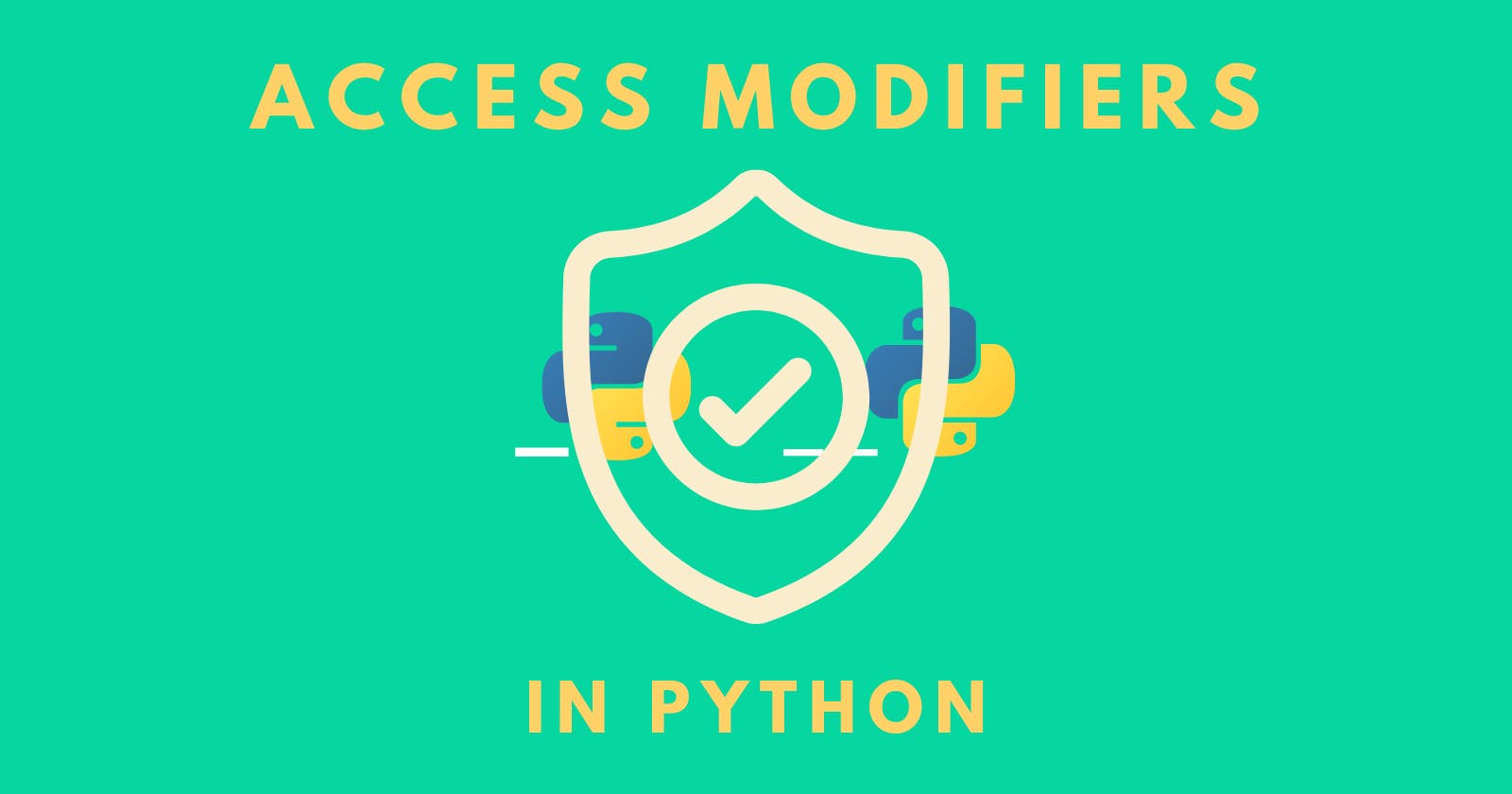 Public, Private And Protected Access Modifiers In Python