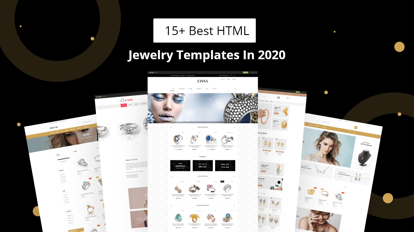 15+ Best HTML Jewelry Templates In 2020