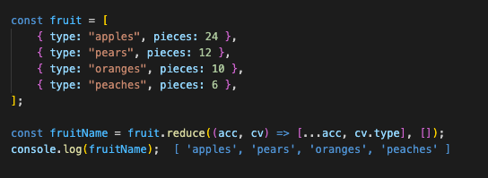 Reduce: A JavaScript Iterator.