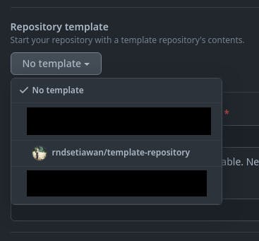 3.2 - create a new repository from the template