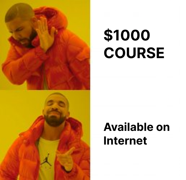 Free Course meme