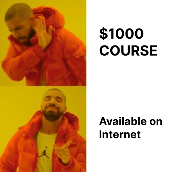 Free Course meme