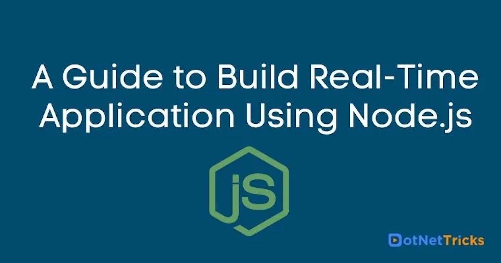 how to use Node.js to build a high-performance real-time chat application, complete with code snippets to help illustrate the concepts.