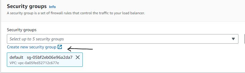 Configure load balancer step 4.