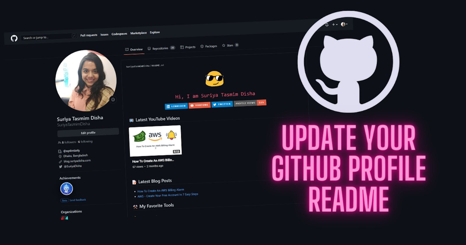 How I Improved My GitHub Profile Readme