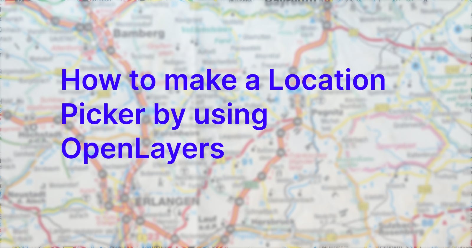 How to make a Location Picker with using OpenLayers