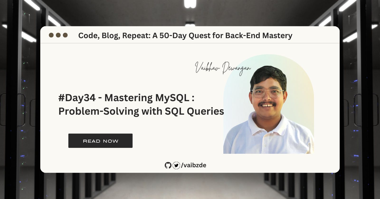#Day34 - Mastering MySQL: Problem-Solving with SQL Queries