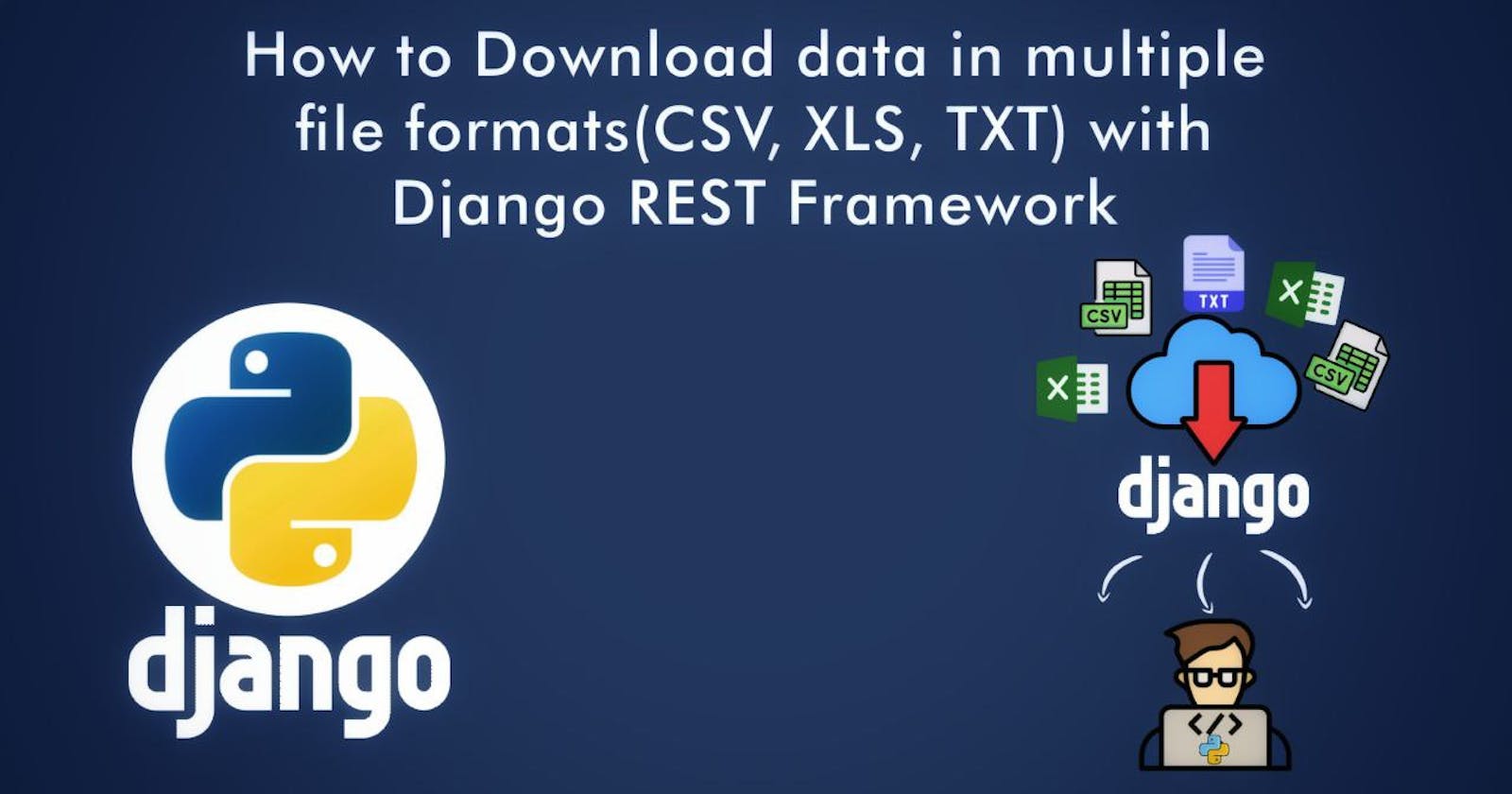 How to download data in multiple file formats (CSV, XLS, TXT) with Django REST Framework