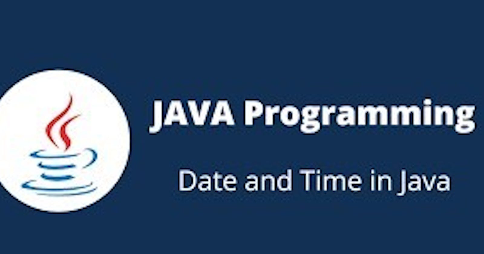 Java Date and Time