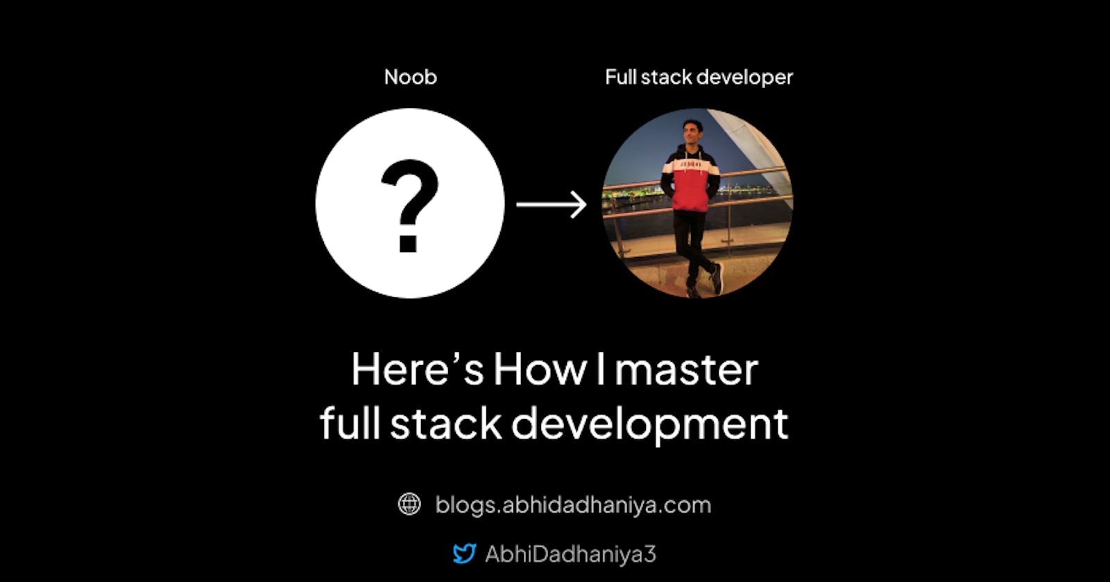 Here's How I master full stack development