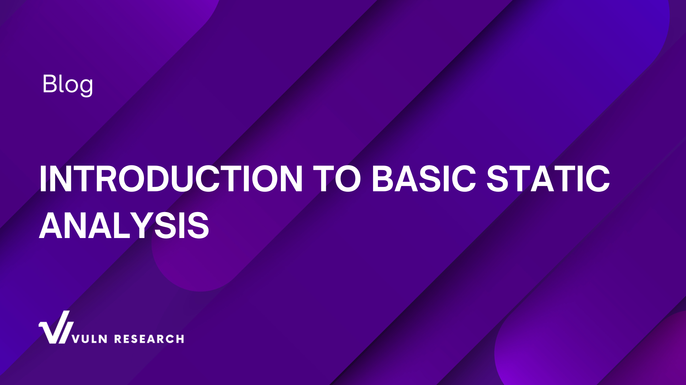 Introduction to basic static malware analysis