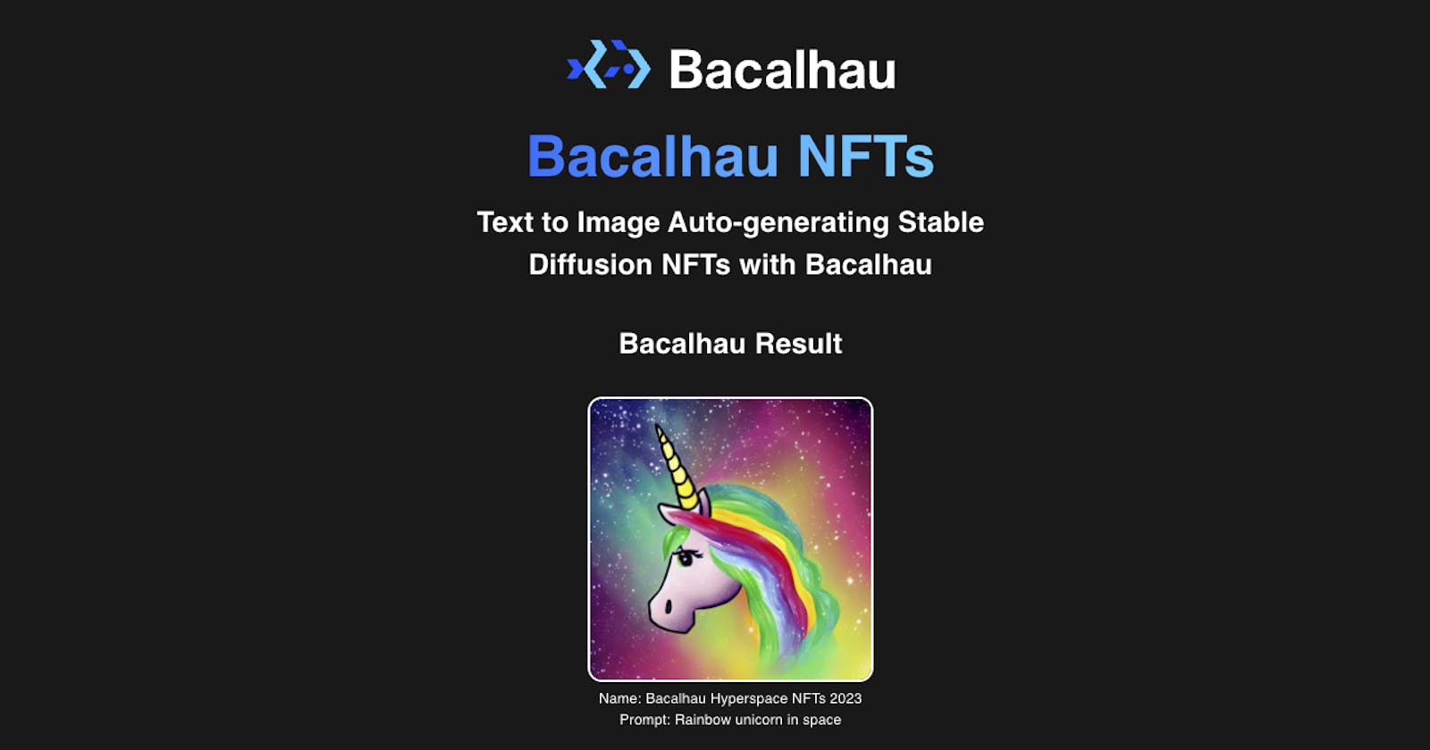 🌈🦄  Build your own AI-generated Art NFT DApp!