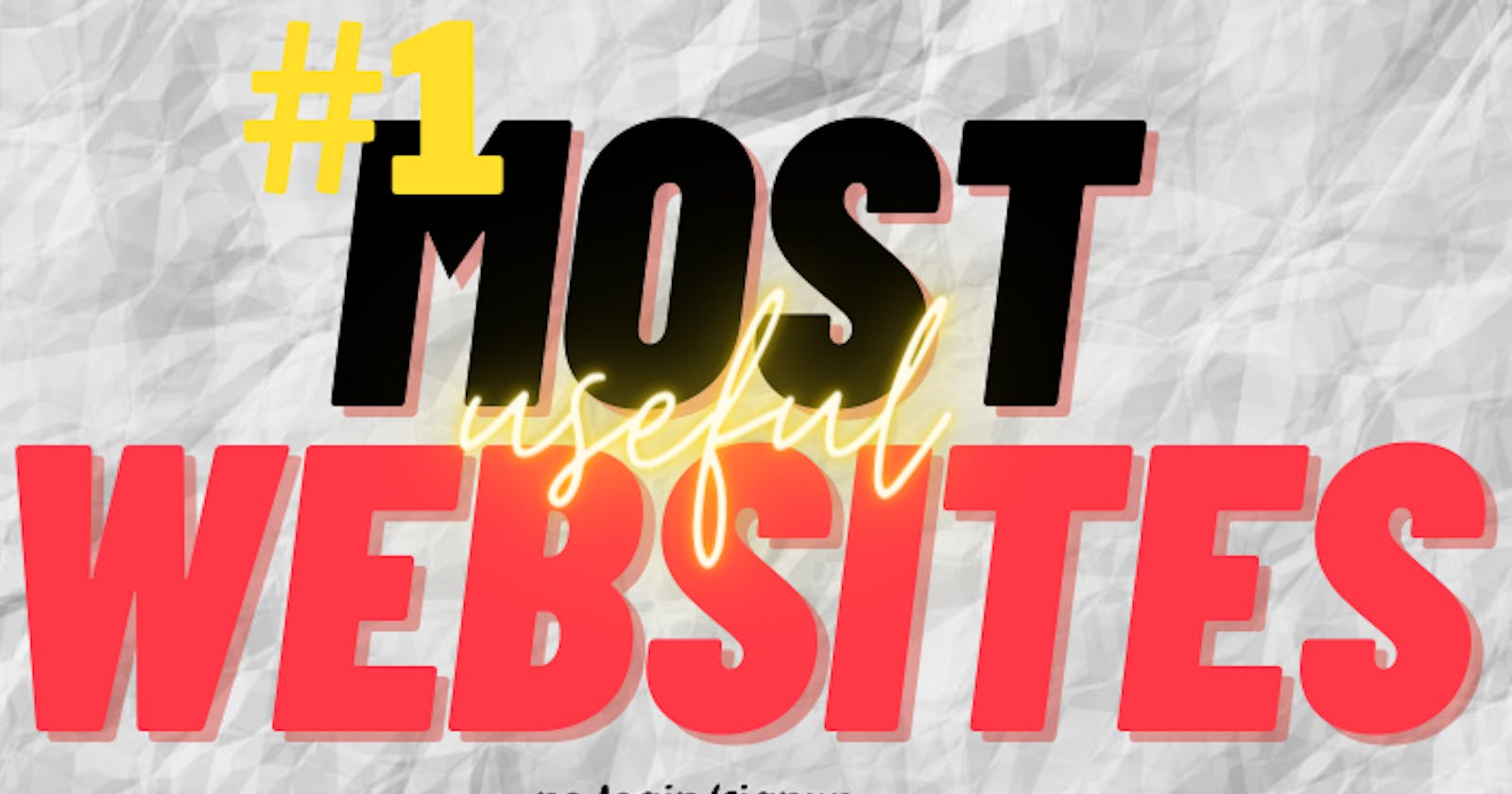 Most Useful Websites (No login/ Sign up required) Part -1